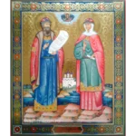 Икона Благоверные Петр и Феврония