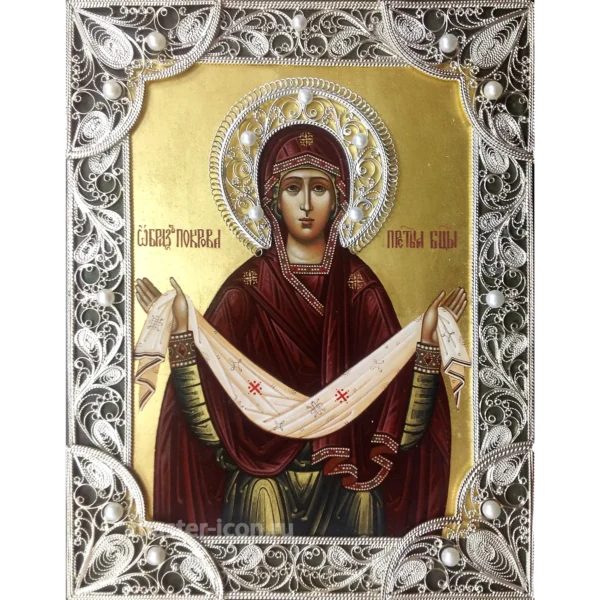 Икона скань Покров